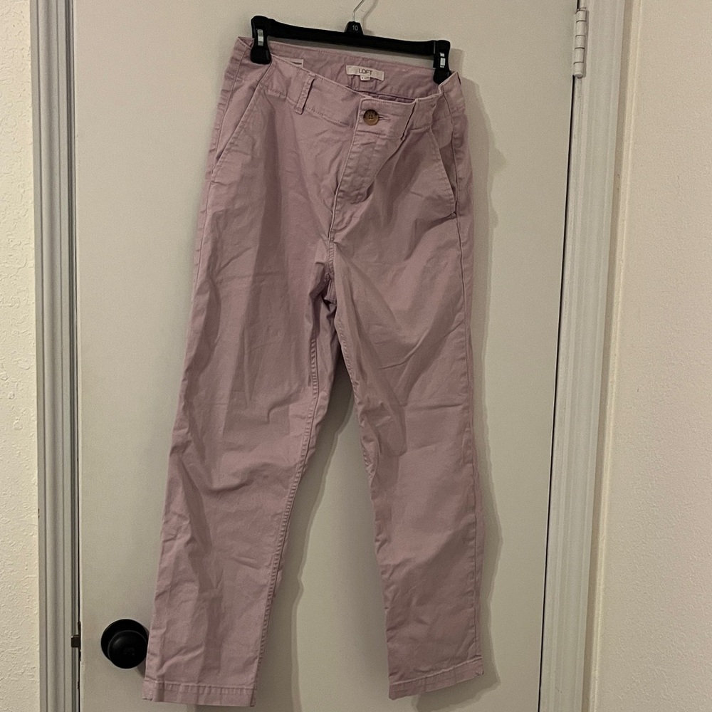 LOFT Women's Jeans in Light Pink